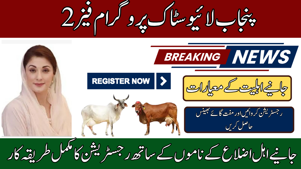 CM Punjab Free Livestock Program